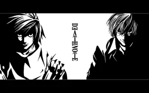 Widescreen Black Death Note Wallpaper
