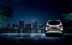 Widescreen City Buildings Hyundai Wallpaper