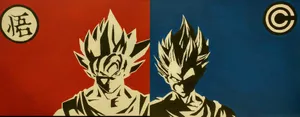 Widescreen Dbz Goku And Vegeta Wallpaper