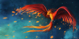 Widescreen Phoenix Hd Art Wallpaper