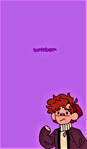 Wilbur Soot Purple Art Wallpaper