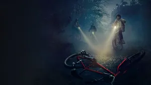 Will's Bike In Stranger Things Wallpaper