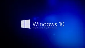 Windows 10 Hd Gradient Blue Wallpaper