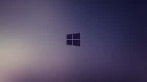 Windows 10 Logo On A Purple Background Wallpaper