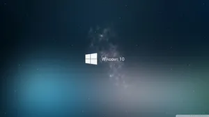 Windows 10 White Logo Wallpaper