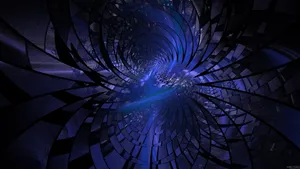 Windows 11 4k Abstract Blue Wallpaper