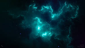 Windows 11 4k Blue Nebula Wallpaper