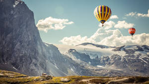 Windows 11 4k Hot Air Balloons Wallpaper