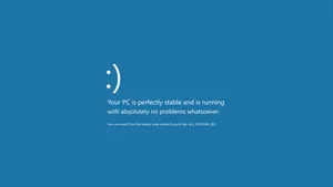 Windows Lock Screen Smiley Logo Wallpaper