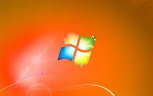 Windows Orange Theme Wallpaper