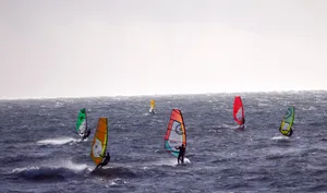 Windsurfing In United Kingdom Wallpaper