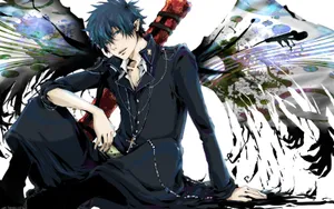 Winged Rin Blue Exorcist Wallpaper