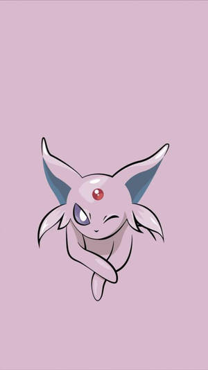 Winking Espeon Wallpaper