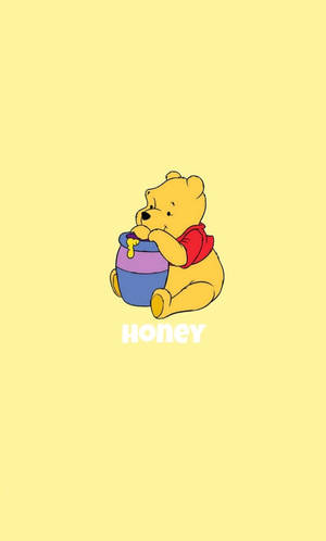 Winnie The Pooh And Honey Wallpaper