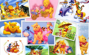 Winnie The Pooh Snapshots Wallpaper