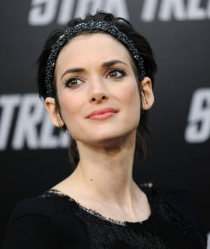 Winona Ryder Crystal Headband Wallpaper