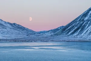 Winter Mountain Macbook Wallpaper