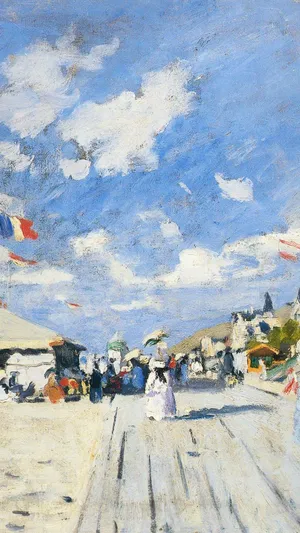 Winter Season Famous Paintings Iphone Wallpaper