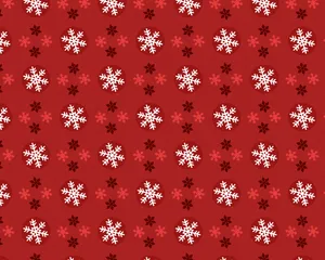 Wintry Christmas Pattern – A Magical Holiday Scene Wallpaper