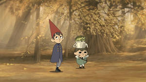 Wirt Greg Frog Over The Garden Wall Wallpaper