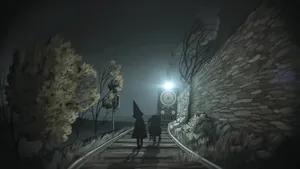 Wirt Greg Silhouettes Over The Garden Wall Wallpaper