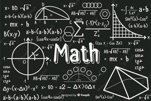 Wise Person Math Formula And Illustrations Wallpaper