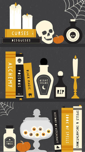 Witch Stuff Halloween Iphone Wallpaper