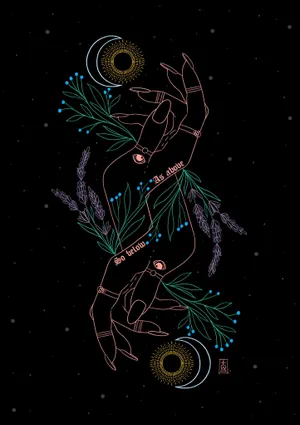 Witchy Hand Aesthetic Wallpaper