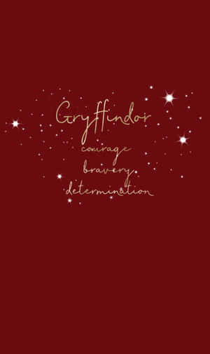 With Loyalty, Courage And Tenacity, Gryffindor Stands Strong. Wallpaper