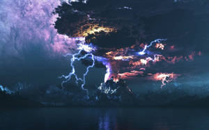 Wither Storm Outburst In Minecraft Universe Wallpaper