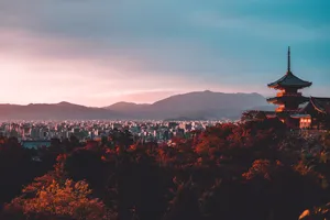 Witness The Beauty Of Kiyomizu-dera Temple In Kyoto, Japan Wallpaper