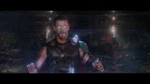 Witness The Magnificent Thor Ragnarok In 8k Wallpaper