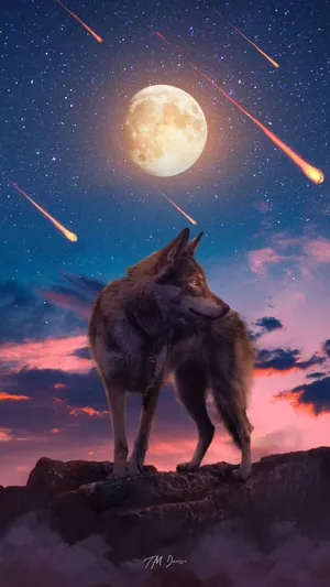 Wolf Aesthetic - Embracing The Nature Of Wildness Wallpaper