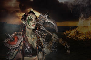 Woman Beautiful Orc Wallpaper