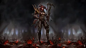 Woman Demon Slayer Diablo Wallpaper