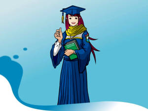 Woman Graduation Regalia Wallpaper