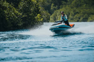 Woman Jet Ski Pilot Wallpaper