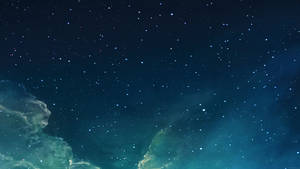 Wonder At The Beauty Of The Star-filled Blue Galaxy Wallpaper