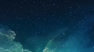 Wonder At The Beauty Of The Star-filled Blue Galaxy Wallpaper