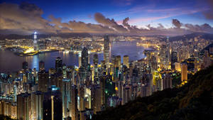 Wondrous Hong Kong Cityscape Wallpaper