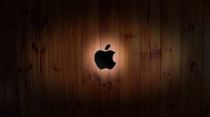 Wooden Apple Logo Wallpaper