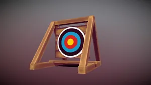Wooden Target Board Wallpaper