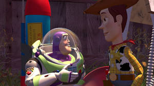 Woody And Buzz Talking Wallpaper