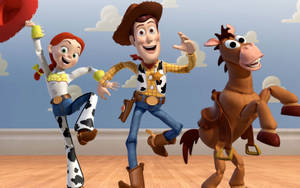 Woody Jessie And Bullseye Wallpaper