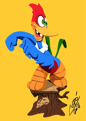 Woody Woodpecker Hd Wallpaper - Woody Woodpecker 1940s Figure Wallpaper