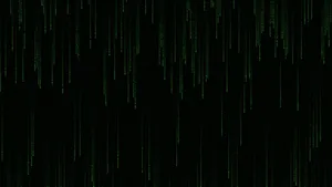 Working On Code Amidst A Blue And Purple Background Wallpaper