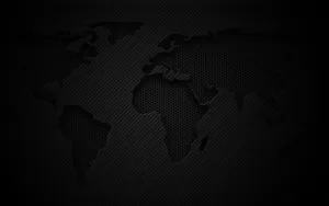 World Map Black Hd Desktop Wallpaper