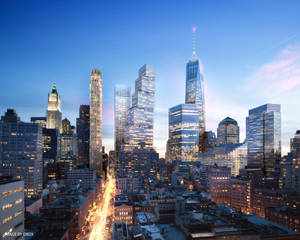 World Trade Center Lights Wallpaper