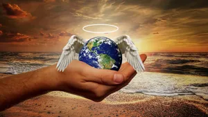 World United In Peaceful Harmony Wallpaper