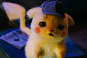 Worried Face Detective Pikachu Wallpaper